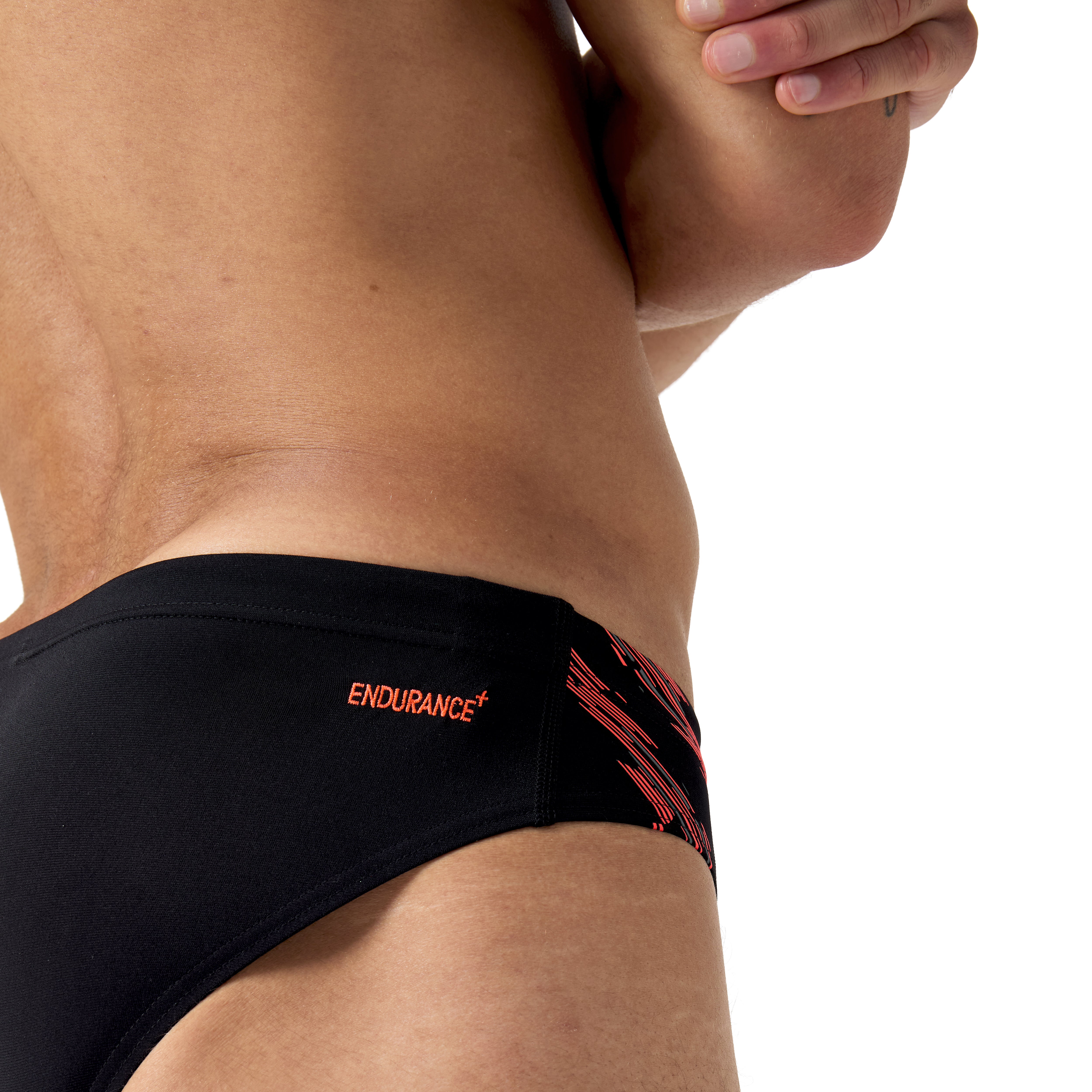 Eco+ 7cm Tech Panel Brief Black/Red