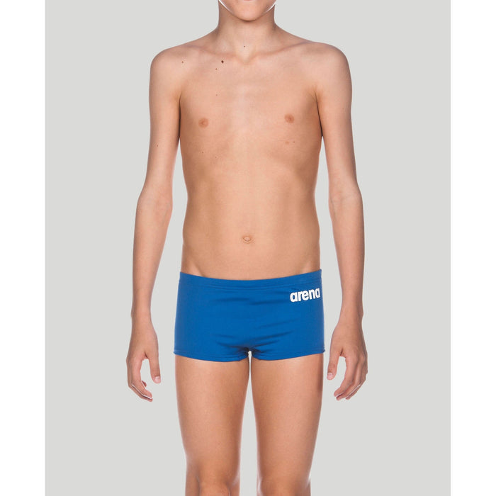 B Solid Squared Short Jr royal/white