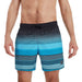 Placement Leisure 16" Watershort - Zwart/Blauw