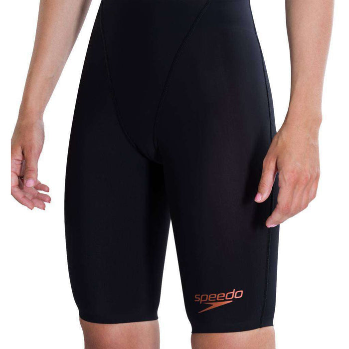 Fastskin LZR Openback Kneeskin Zwart/Brons