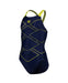 G Mark Swimsuit V Back navy-softgreen Arena