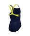 G Mark Swimsuit V Back navy-softgreen Arena