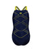 G Mark Swimsuit V Back navy-softgreen Arena