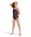 G Prism Swimsuit V Back black-lavanda Arena