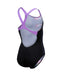 G Prism Swimsuit V Back black-lavanda Arena