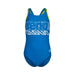 G Shaking Swimsuit V Back One Piece blue-softgreen