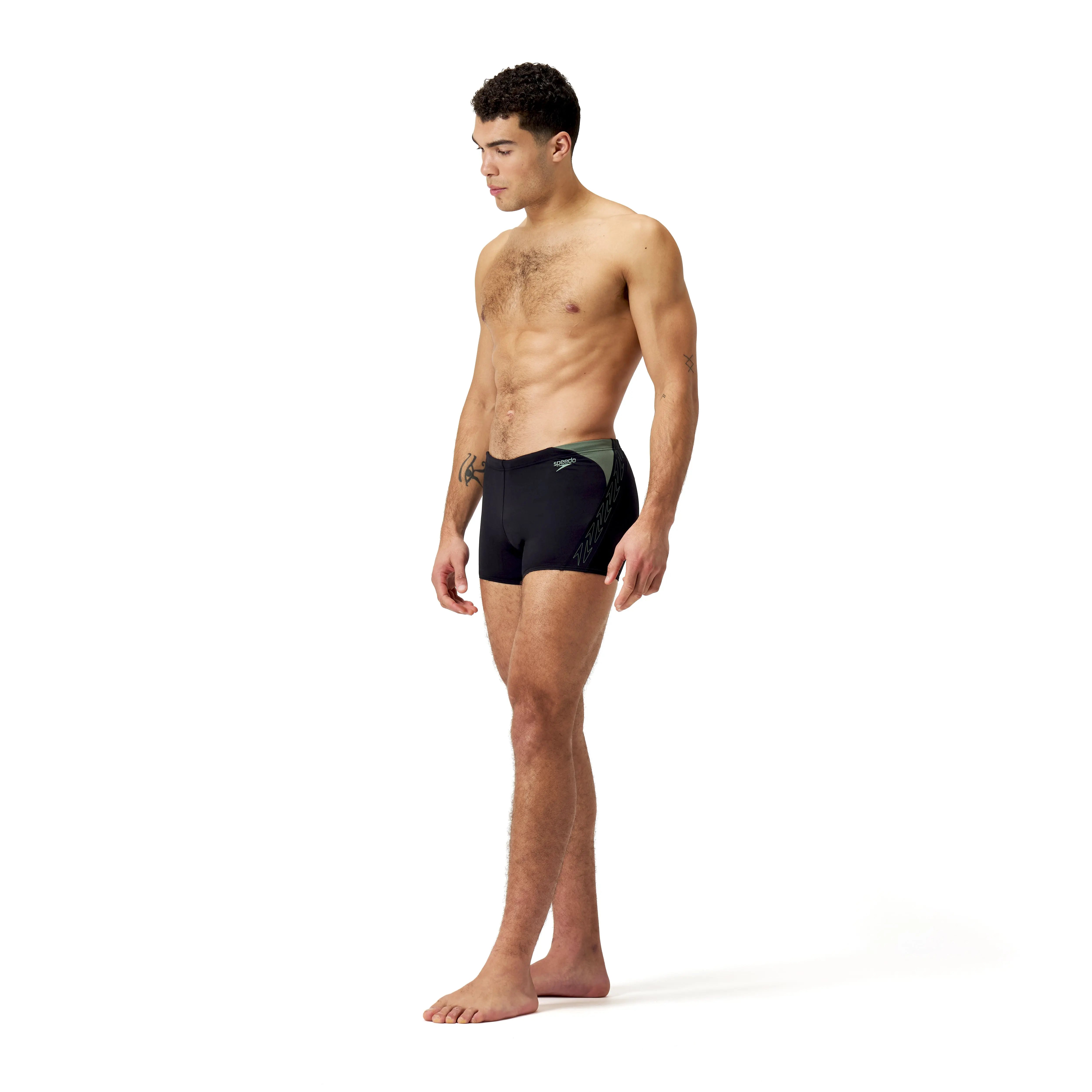 Eco+ Hyperboom Splice Aquashort Black/Green Speedo