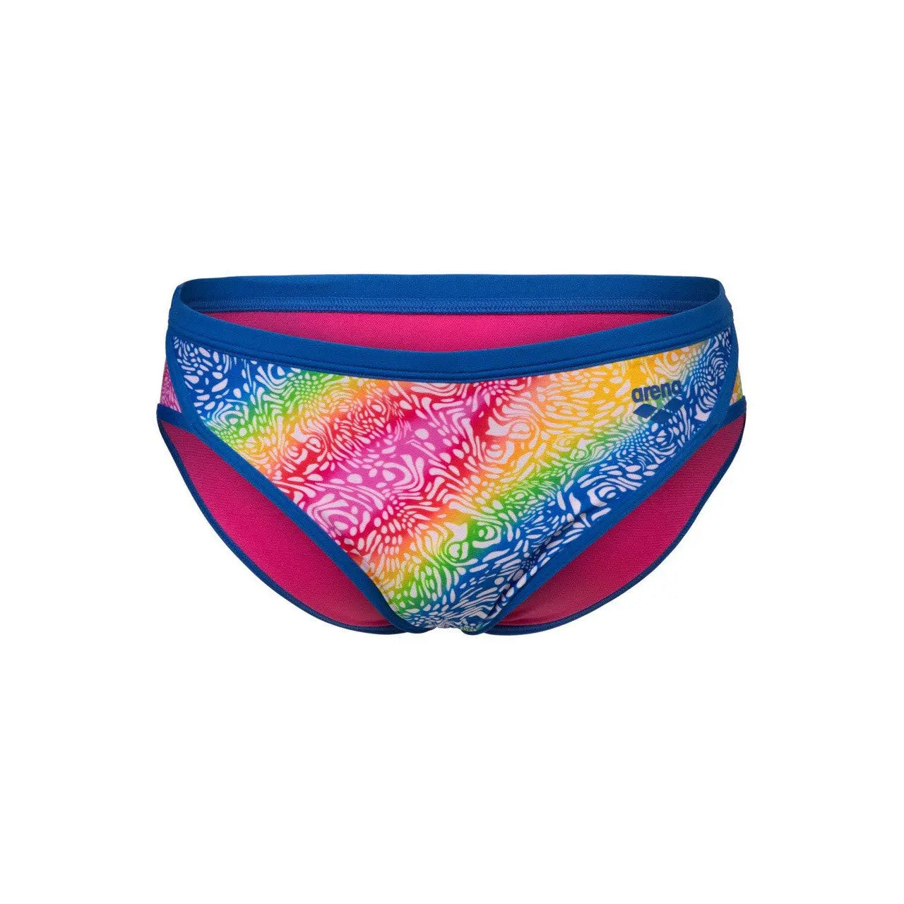 M Swim Brief Printed Royal-White Multicolor