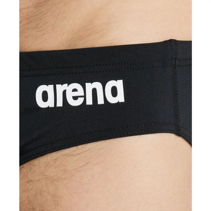 M Team Swim Briefs Solid black-white