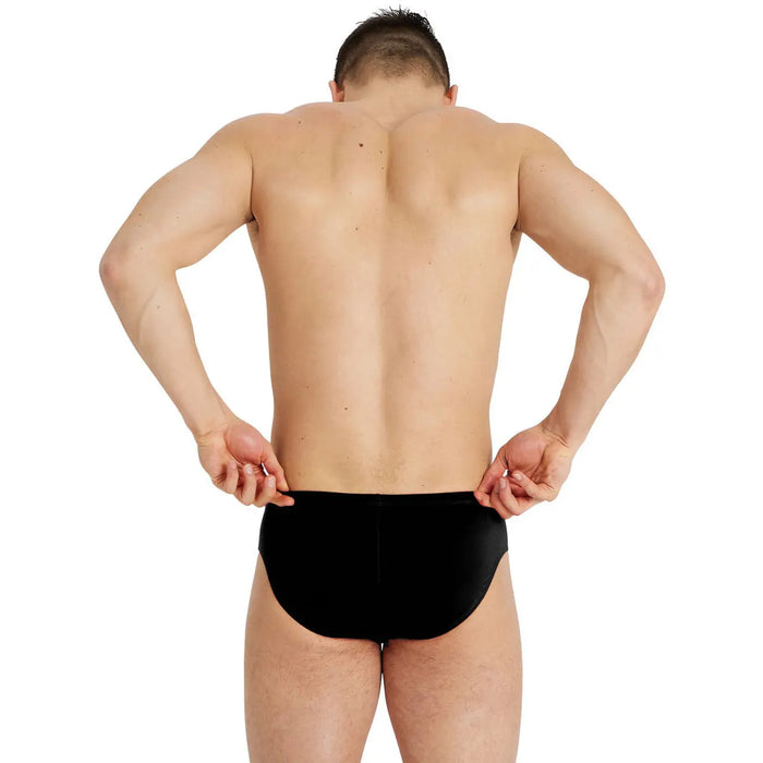 M Team Swim Brief Waterpolo Solid black-white