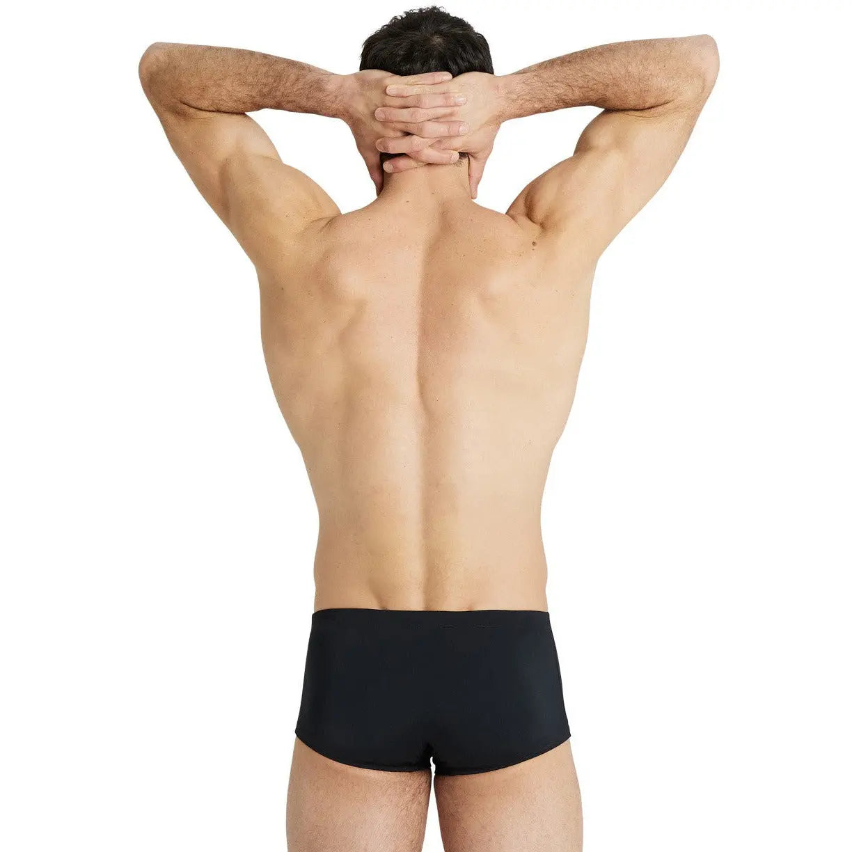 M Team Swim Low Waist Short Solid black-white