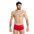 M Team Swim Low Waist Short Solid red-white