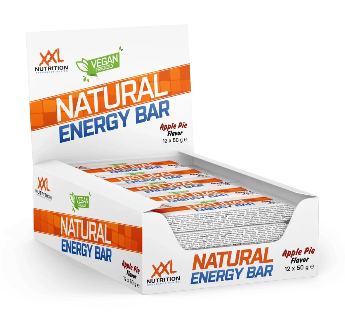 Natural Energy Bar - 12 pack - Apple Pie XXL Nutrition