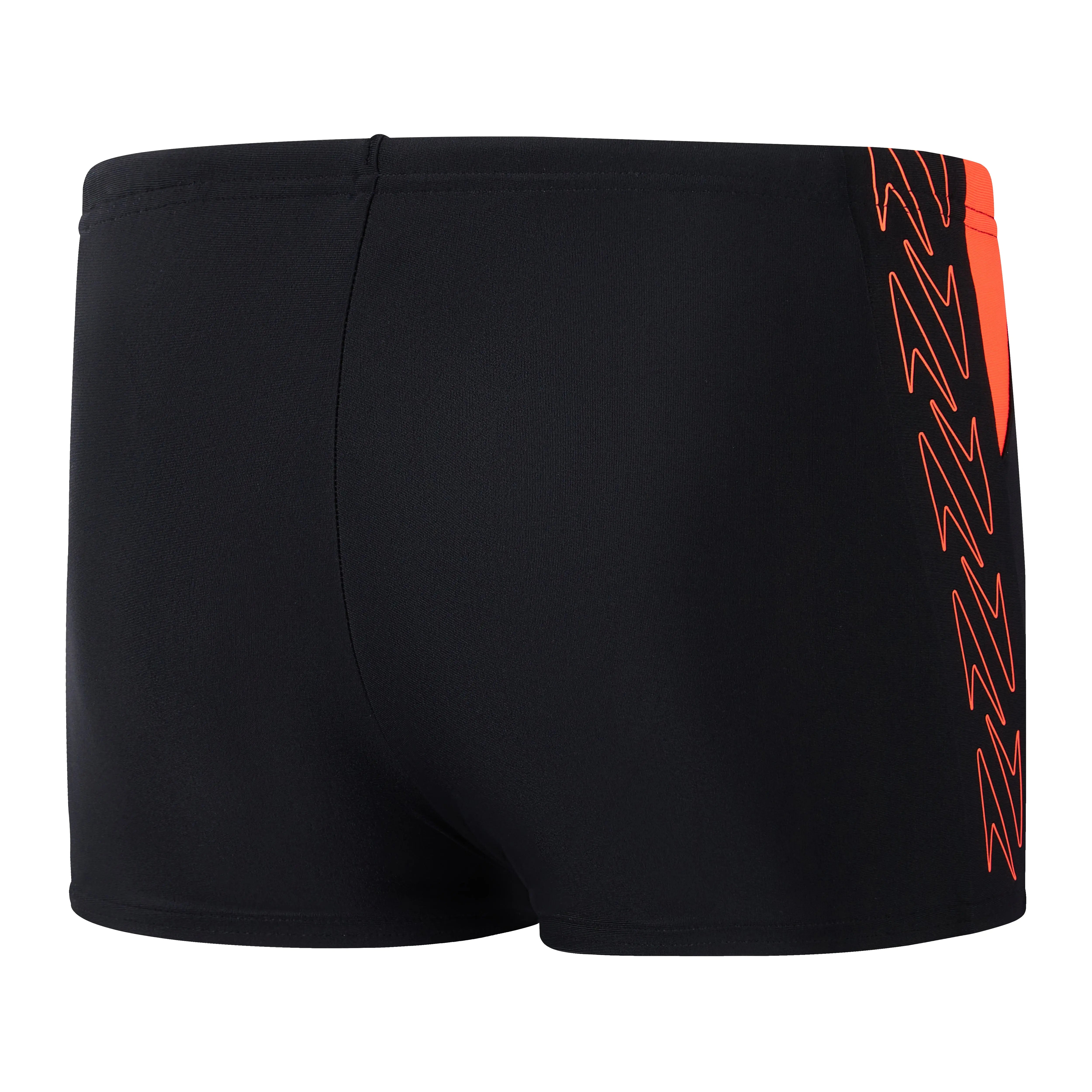 Eco Hyperboom Logo Splice Aquashort Black/Red Speedo