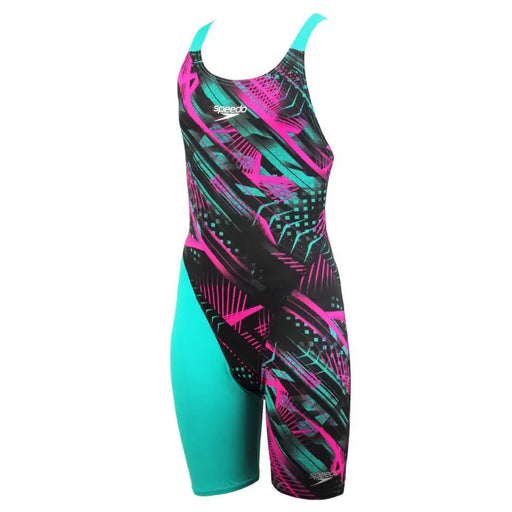 Speedo Fastskin Endurance+ Openback Kneeskin green-black