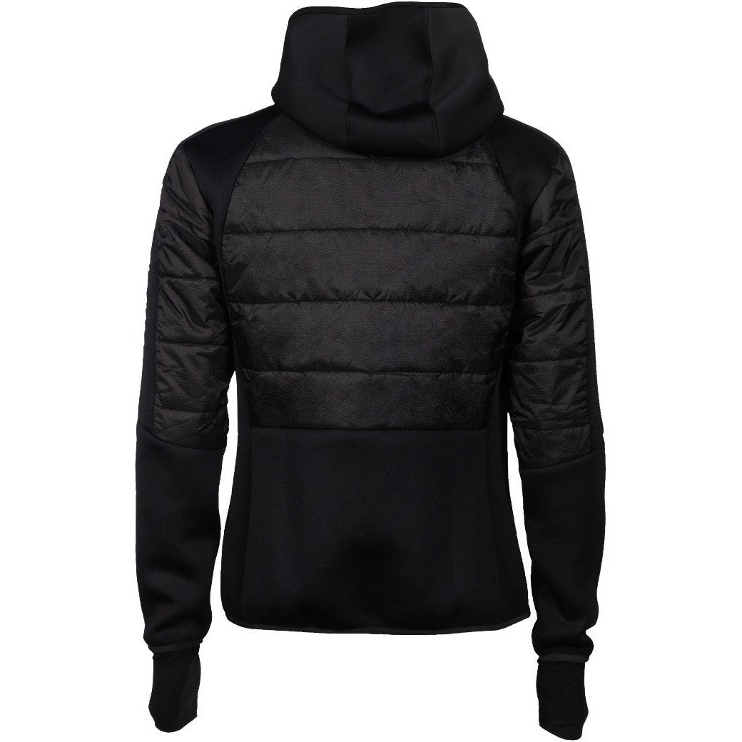 Team Hooded FZ Half-Quilted Jacket black