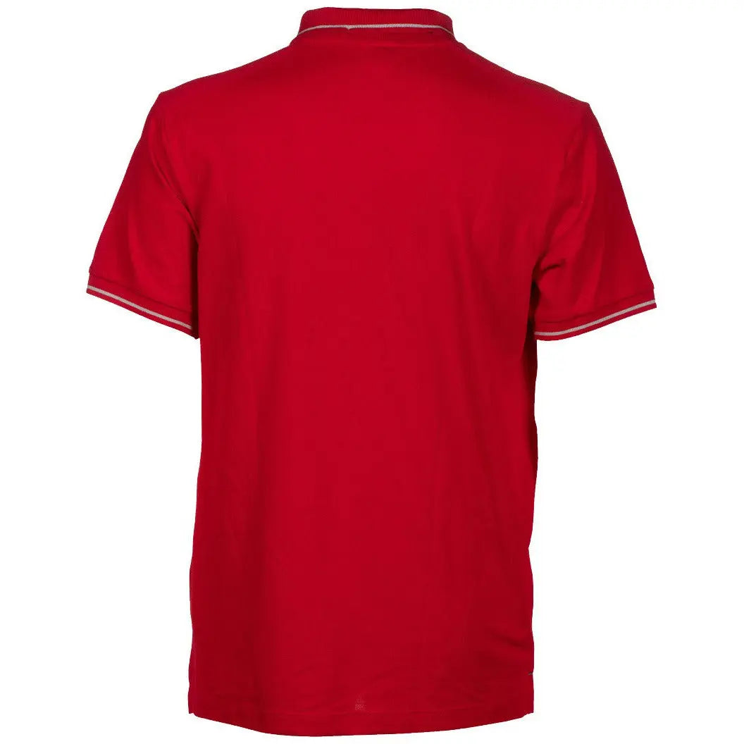 Team Poloshirt Solid Cotton red