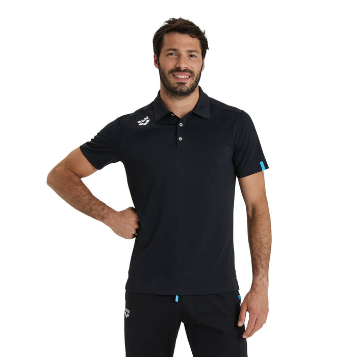 Team Poloshirt Solid black