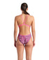 W Pink Dahlia Swimsuit Lace Back shocking pink-multi Arena