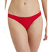 W Team Swim Bottom Solid red-white