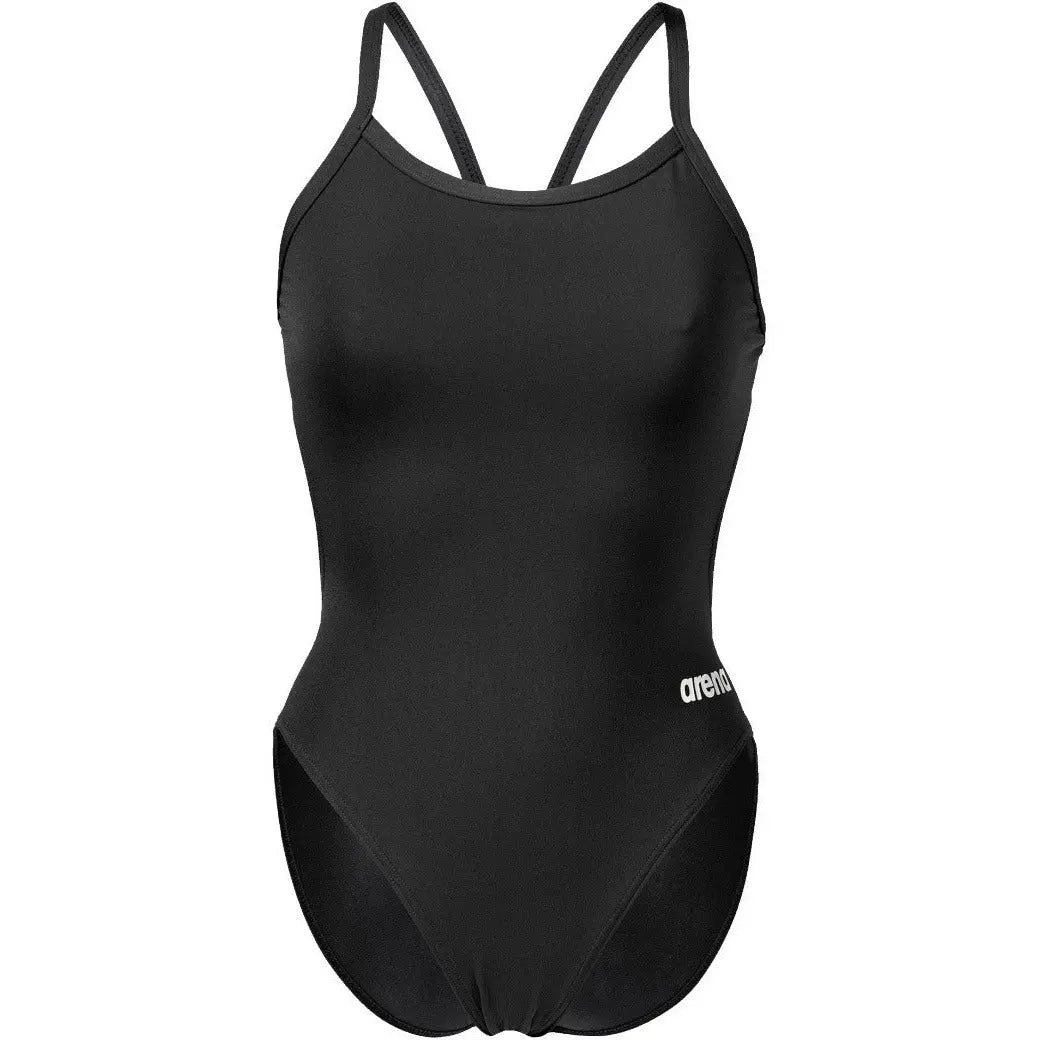 W Team Swimsuit Challenge Solid black-white