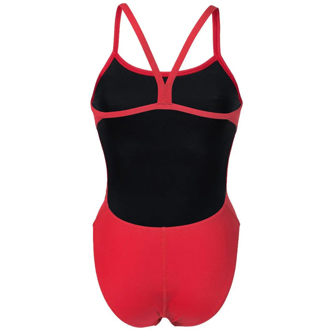 W Team Swimsuit Challenge Solid red-white