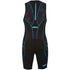 Arena M Rear Zip Trisuit St black/turquoise