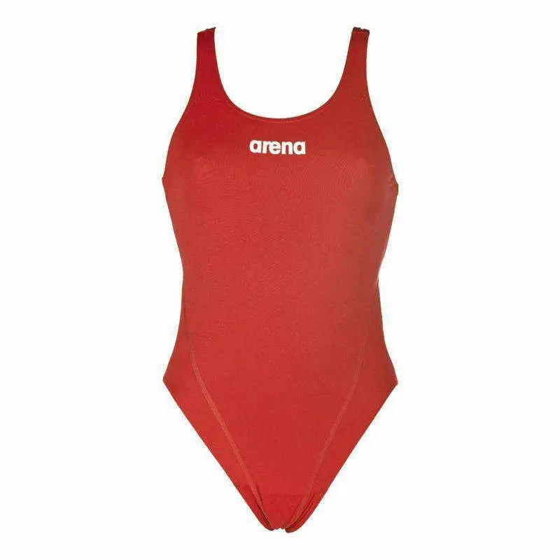 W Solid Swim Tech High red/white