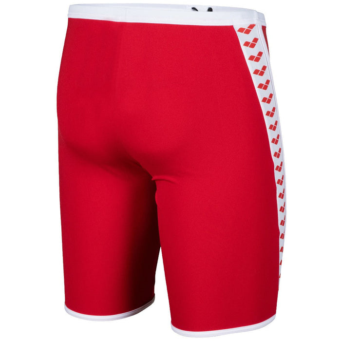 M Icons Swim Jammer Solid red-white